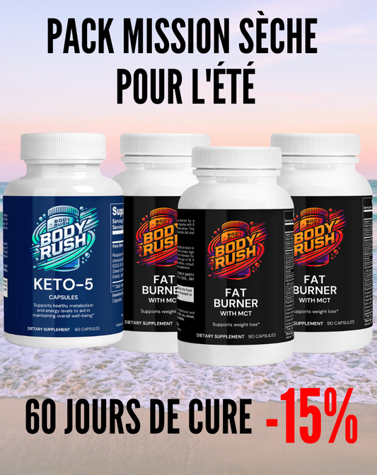 PACK MISSION SÈCHE POUR L'ÉTÉ ( 60 JOURS )